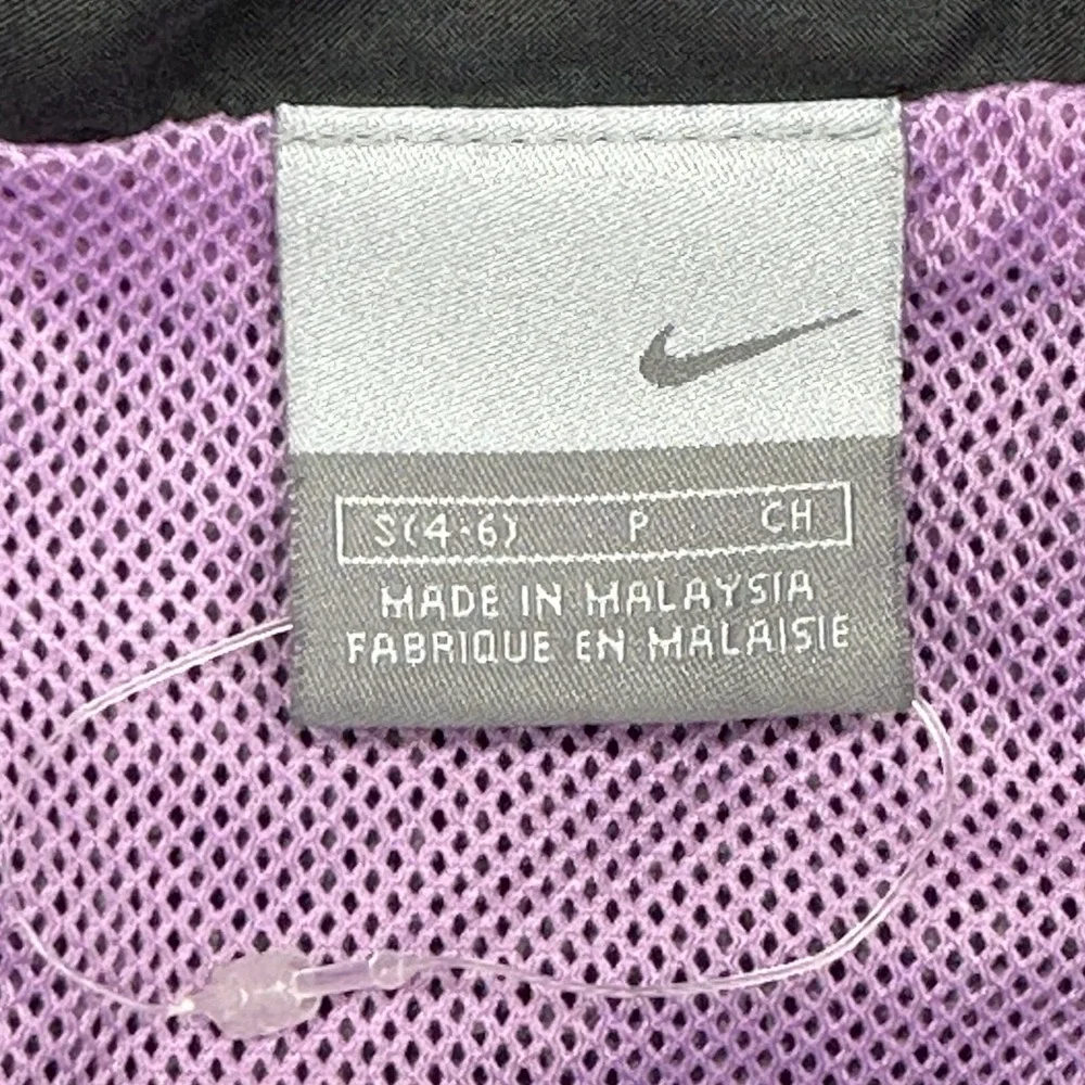 NIKE Womens Small 4-6 F6USH 127203 Full-Zip Purple Polyester Athletic Jacket